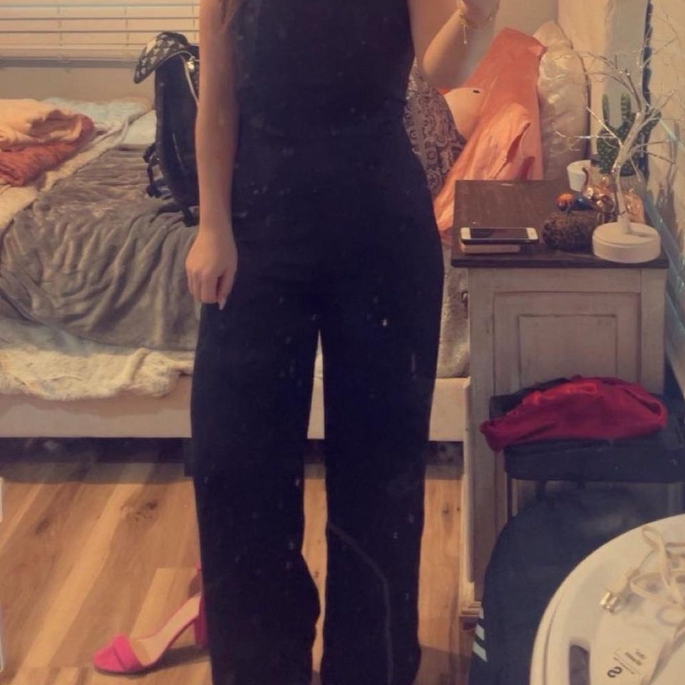 Black one shoulder Jumpsuit